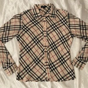 Burberry Classic Plaid women’s button down